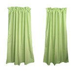 Cotton 1/8th Inch Small Gingham Checkered Curtain 58 Inch Wide - Lime Green