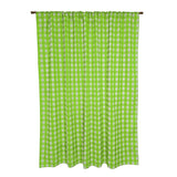 Poplin Tavern Gingham Check Print Polyester Window Curtain 58 Inch Wide