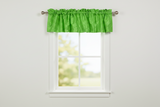 Pintuck Window Valance 52" Wide - Lime Green