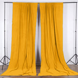 Solid Poplin Window Curtain or Photography Backdrop 58" Wide Marigold