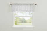 Cotton Window Valance Polka Dots Print 58 Inch Wide / Mini Dots - Black on White