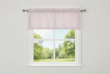 Cotton Window Valance Polka Dots Print 58 Inch Wide / Mini Dots - Red on White
