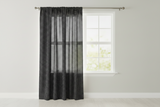 Cotton Curtain Polka Dots Print 58 Inch Wide / Mini Dots - White on Black