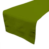 Poplin Table Runner Solid - Moss Green