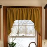 Poplin Solid Swag Window Valance 72" Wide / 36" Tall