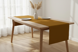 Poplin Table Runner Solid - Mustard Dark Gold