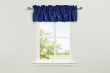 Pintuck Window Valance 52" Wide - Navy