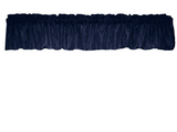 Crinkle Taffeta Window Valance 52" Wide - Navy