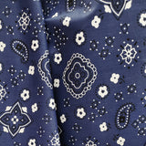 Poly-Cotton Bandanna Paisley Floral Print for Arts, Crafts, & Sewing