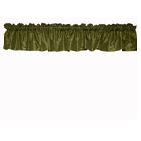 Pintuck Window Valance 52" Wide Olive