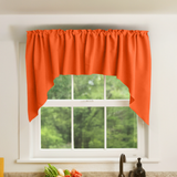 Poplin Solid Swag Window Valance 72" Wide / 36" Tall