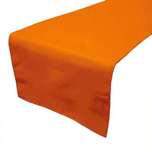 Poplin Table Runner Solid Orange