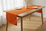 Poplin Table Runner Solid - Orange