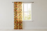 Cotton Curtain Fruits Print 58 Inch Wide Orange Slices