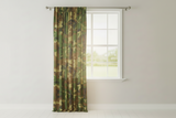 Cotton Curtain Camouflage Print 58 Inch Wide - Original Camouflage Green