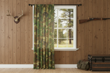 Cotton Curtain Camouflage Print 58 Inch Wide - Original Camouflage Green