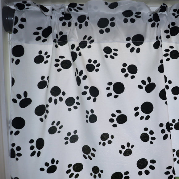 Cotton Curtain Animal Paw Print 58 Inch