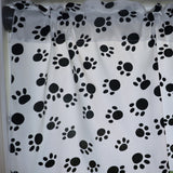 Cotton Curtain Animal Paw Print 58 Inch