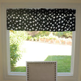 Cotton Window Valance Animal Paw Print 58 Inch Wide