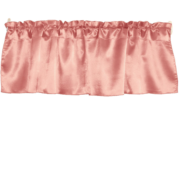 Shiny Smooth Satin Window Valance 58