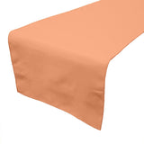 Poplin Table Runner Solid - Peach