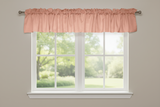 Solid Poplin Window Valance 58" Wide - Peach