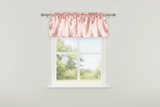 Shiny Smooth Satin Window Valance 58" Wide - Pink