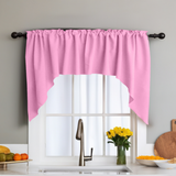 Poplin Solid Swag Window Valance 72" Wide / 36" Tall