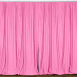Solid Poplin Window Curtain or Photography Backdrop 58" Wide Pink