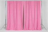 Solid Poplin Window Curtain or Photography Backdrop 58" Wide - Pink