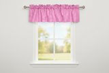 Pintuck Window Valance 52" Wide - Pink