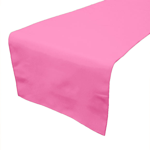 Poplin Table Runner Solid Pink
