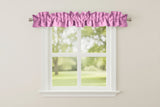 Faux Burlap Texture Curtain Sleeve Topper Window Treatment with Bottom and Top Ruffle