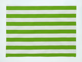 1" Wide Stripes Print Cotton Dinner Table Placemats Holiday Home Decoration 13" x 19" (Pack of 4)