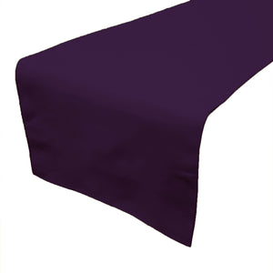 Poplin Table Runner Solid - Plum