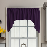 Poplin Solid Swag Window Valance 72" Wide / 36" Tall