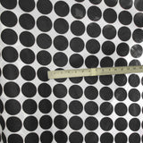 Poly-Cotton Large Circle Dots Print Fabric for Arts, Crafts, & Sewing