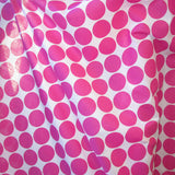 Poly-Cotton Large Circle Dots Print Fabric for Arts, Crafts, & Sewing