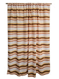 Poplin Multi-Stripes Print Polyester Window Curtain 58 Inch Wide