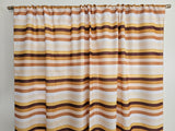 Poplin Multi-Stripes Print Polyester Window Curtain 58 Inch Wide