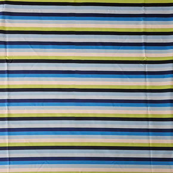 Printed Multi-Stripe on Poplin Fabric for Arts, Crafts, & Sewing