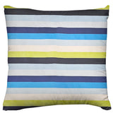 Poplin Multi Stripe Decorative Throw Pillow/Sham Cushion Cover