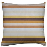 Poplin Multi Stripe Decorative Throw Pillow/Sham Cushion Cover