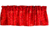 Poplin Square Pixelated Polyester Window Valance 58" Wide
