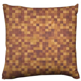 Poplin Pixelated Squares Decorative Throw Pillow/Sham Cushion Cover