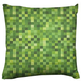 Poplin Pixelated Squares Decorative Throw Pillow/Sham Cushion Cover