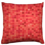 Poplin Pixelated Squares Decorative Throw Pillow/Sham Cushion Cover