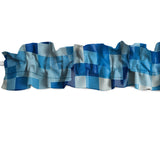 Poplin Square Pixelated Print Curtain Rod Sleeve Topper