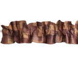Poplin Square Pixelated Print Curtain Rod Sleeve Topper