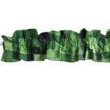 Poplin Square Pixelated Print Curtain Rod Sleeve Topper